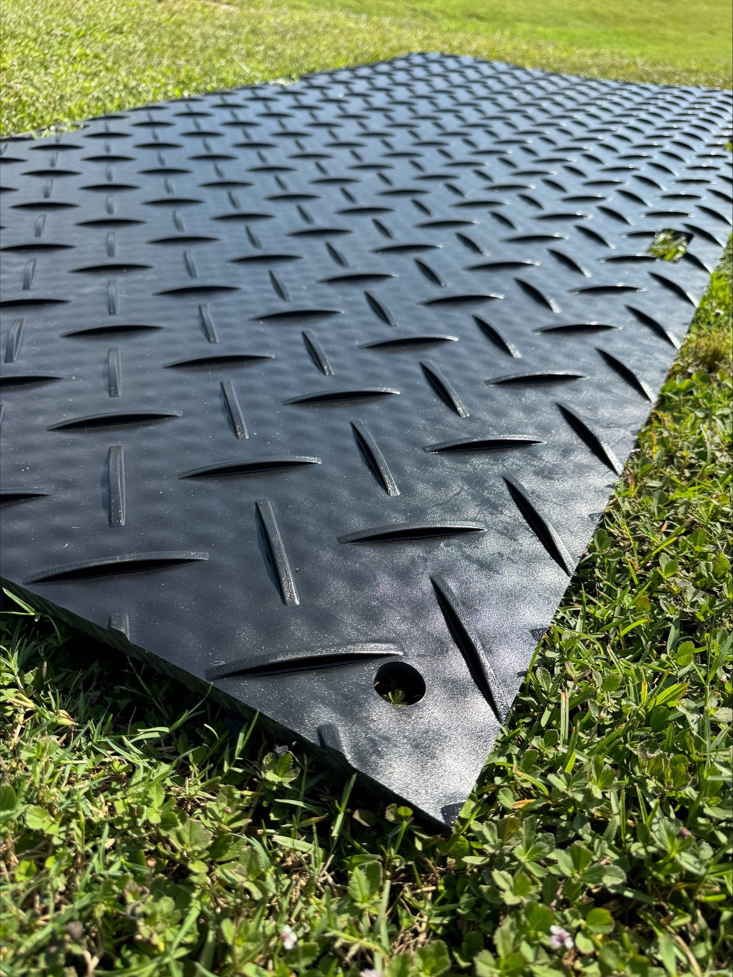 HDPE Ground Mat – Black – 4′×8′ – 3/8″ | $179 → $159 per mat (10, 20, 30 Bundles)